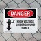 Signmission High Voltage Underground Cable Danger Sign, Plastic, 10in W x 7in L, 2PK OS-2PACK-DS-P-710-L-1335 - alternate 6